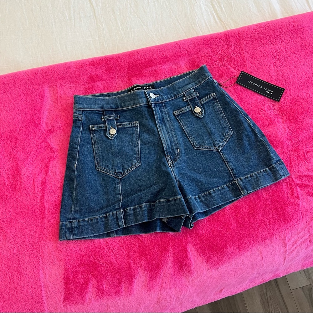 Veronica Beard Darnele Short with Tabs